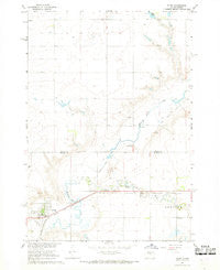 Blunt South Dakota Historical topographic map, 1:24000 scale, 7.5 X 7.5 Minute, Year 1967