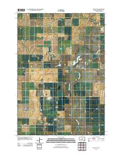 Blunt NE South Dakota Historical topographic map, 1:24000 scale, 7.5 X 7.5 Minute, Year 2012
