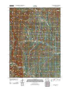 Boland Ridge South Dakota Historical topographic map, 1:24000 scale, 7.5 X 7.5 Minute, Year 2012