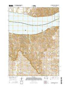 Bon Homme Colony South Dakota Current topographic map, 1:24000 scale, 7.5 X 7.5 Minute, Year 2015