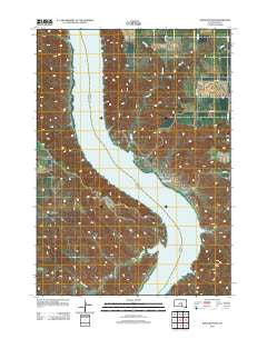 Bond Bottom South Dakota Historical topographic map, 1:24000 scale, 7.5 X 7.5 Minute, Year 2012