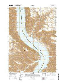 Bond Bottom South Dakota Current topographic map, 1:24000 scale, 7.5 X 7.5 Minute, Year 2015
