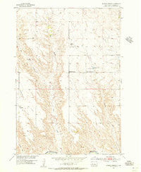 Boneita Springs South Dakota Historical topographic map, 1:24000 scale, 7.5 X 7.5 Minute, Year 1954