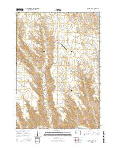 Boneita Springs South Dakota Current topographic map, 1:24000 scale, 7.5 X 7.5 Minute, Year 2015