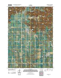 Bonesteel South Dakota Historical topographic map, 1:24000 scale, 7.5 X 7.5 Minute, Year 2012