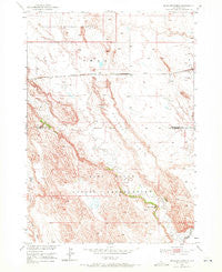 Bouquet Table South Dakota Historical topographic map, 1:24000 scale, 7.5 X 7.5 Minute, Year 1950