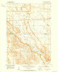Bouquet Table South Dakota Historical topographic map, 1:24000 scale, 7.5 X 7.5 Minute, Year 1952