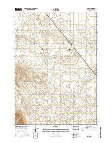 Bovee South Dakota Current topographic map, 1:24000 scale, 7.5 X 7.5 Minute, Year 2015