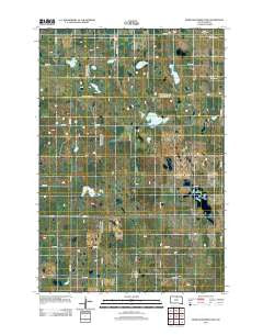 Bowdle-Hosmer Lake South Dakota Historical topographic map, 1:24000 scale, 7.5 X 7.5 Minute, Year 2012