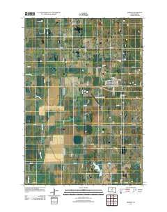 Bowdle South Dakota Historical topographic map, 1:24000 scale, 7.5 X 7.5 Minute, Year 2012