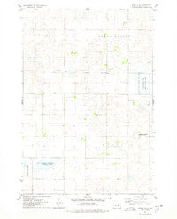 Bowdle SE South Dakota Historical topographic map, 1:24000 scale, 7.5 X 7.5 Minute, Year 1974