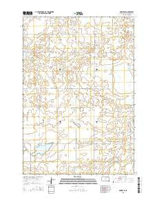 Bowdle SE South Dakota Current topographic map, 1:24000 scale, 7.5 X 7.5 Minute, Year 2015