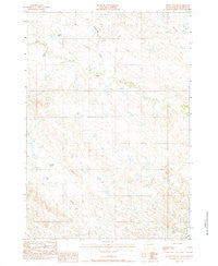 Bowen Ranch South Dakota Historical topographic map, 1:24000 scale, 7.5 X 7.5 Minute, Year 1983