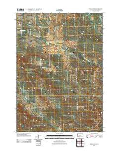 Bowen Ranch South Dakota Historical topographic map, 1:24000 scale, 7.5 X 7.5 Minute, Year 2012
