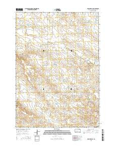 Bowen Ranch South Dakota Current topographic map, 1:24000 scale, 7.5 X 7.5 Minute, Year 2015