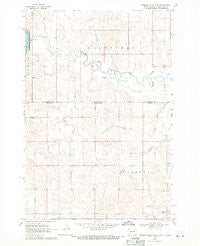 Bowman-Haley Dam North Dakota Historical topographic map, 1:24000 scale, 7.5 X 7.5 Minute, Year 1968