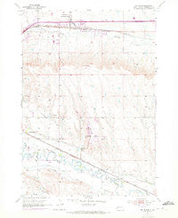 Box Elder South Dakota Historical topographic map, 1:24000 scale, 7.5 X 7.5 Minute, Year 1953