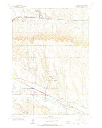 Box Elder South Dakota Historical topographic map, 1:24000 scale, 7.5 X 7.5 Minute, Year 1953