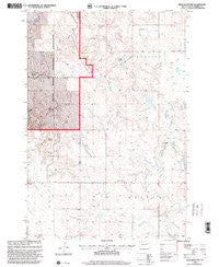 Boxcar Buttes South Dakota Historical topographic map, 1:24000 scale, 7.5 X 7.5 Minute, Year 1998