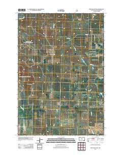 Boxcar Buttes South Dakota Historical topographic map, 1:24000 scale, 7.5 X 7.5 Minute, Year 2012