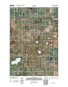 Bradley South Dakota Historical topographic map, 1:24000 scale, 7.5 X 7.5 Minute, Year 2012