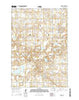 Bradley South Dakota Current topographic map, 1:24000 scale, 7.5 X 7.5 Minute, Year 2015
