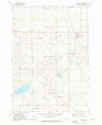 Bradley South Dakota Historical topographic map, 1:24000 scale, 7.5 X 7.5 Minute, Year 1973