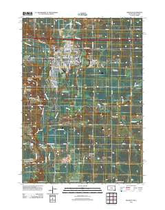Brandon South Dakota Historical topographic map, 1:24000 scale, 7.5 X 7.5 Minute, Year 2012