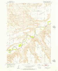 Brennan Flat South Dakota Historical topographic map, 1:24000 scale, 7.5 X 7.5 Minute, Year 1954