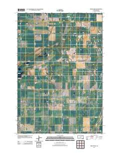 Brentford South Dakota Historical topographic map, 1:24000 scale, 7.5 X 7.5 Minute, Year 2012
