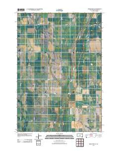 Brentford SE South Dakota Historical topographic map, 1:24000 scale, 7.5 X 7.5 Minute, Year 2012