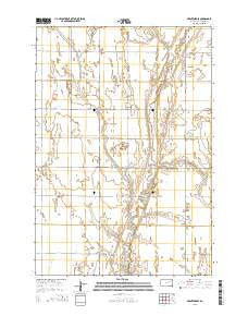 Brentford SE South Dakota Current topographic map, 1:24000 scale, 7.5 X 7.5 Minute, Year 2015