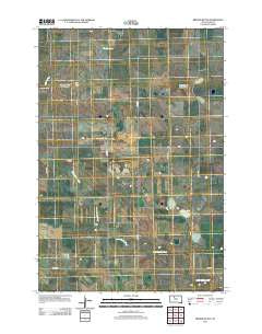 Brewer Butte South Dakota Historical topographic map, 1:24000 scale, 7.5 X 7.5 Minute, Year 2012