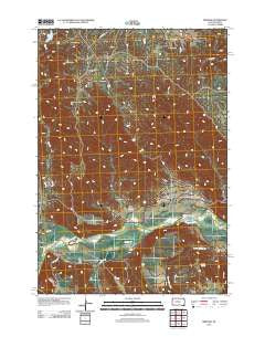 Bridger South Dakota Historical topographic map, 1:24000 scale, 7.5 X 7.5 Minute, Year 2012
