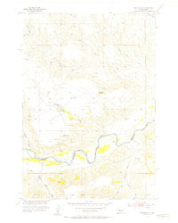 Bridger SE South Dakota Historical topographic map, 1:24000 scale, 7.5 X 7.5 Minute, Year 1955