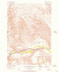 Bridger South Dakota Historical topographic map, 1:24000 scale, 7.5 X 7.5 Minute, Year 1955