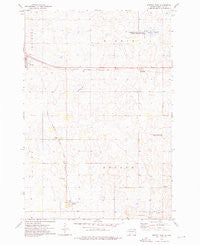 Bristol East South Dakota Historical topographic map, 1:24000 scale, 7.5 X 7.5 Minute, Year 1973