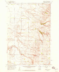 Britton 4 NW South Dakota Historical topographic map, 1:24000 scale, 7.5 X 7.5 Minute, Year 1958