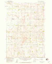 Britton 4 SW South Dakota Historical topographic map, 1:24000 scale, 7.5 X 7.5 Minute, Year 1958