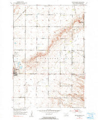 Britton East South Dakota Historical topographic map, 1:24000 scale, 7.5 X 7.5 Minute, Year 1953