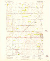 Britton West South Dakota Historical topographic map, 1:24000 scale, 7.5 X 7.5 Minute, Year 1956