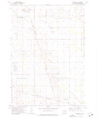 Broadland South Dakota Historical topographic map, 1:24000 scale, 7.5 X 7.5 Minute, Year 1973