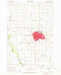 Brookings South Dakota Historical topographic map, 1:24000 scale, 7.5 X 7.5 Minute, Year 1964