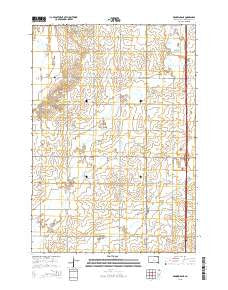 Brookings NE South Dakota Current topographic map, 1:24000 scale, 7.5 X 7.5 Minute, Year 2015