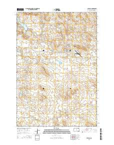 Buffalo South Dakota Current topographic map, 1:24000 scale, 7.5 X 7.5 Minute, Year 2015