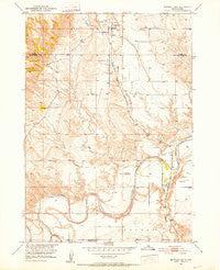 Buffalo Gap South Dakota Historical topographic map, 1:24000 scale, 7.5 X 7.5 Minute, Year 1950