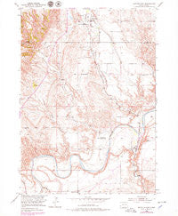Buffalo Gap South Dakota Historical topographic map, 1:24000 scale, 7.5 X 7.5 Minute, Year 1950