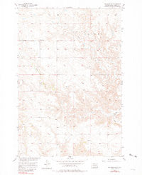 Bullhead SW South Dakota Historical topographic map, 1:24000 scale, 7.5 X 7.5 Minute, Year 1956