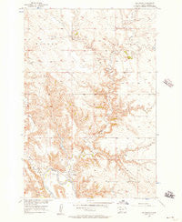 Bullhead South Dakota Historical topographic map, 1:24000 scale, 7.5 X 7.5 Minute, Year 1956