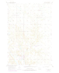 Bullhead South Dakota Historical topographic map, 1:24000 scale, 7.5 X 7.5 Minute, Year 1956